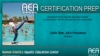 AEA Certification Prep online course