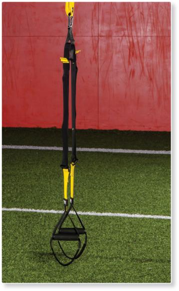 Figure 7.1 Suspension trainer with strap and carabiner.