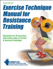 Exercise Technique Manual for Resistance Training-3rd Edition With Online Video