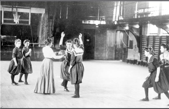Senda Berenson initiated women's basketball at Smith College in 1892.