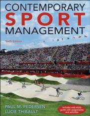 Contemporary Sport Management 6th Edition With Web Study Guide
