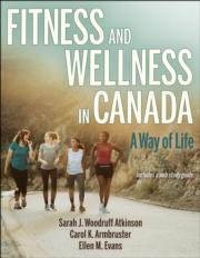 Fitness and Wellness in Canada With Web Study Guide