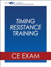 Timing Resistance Training Online CE Exam