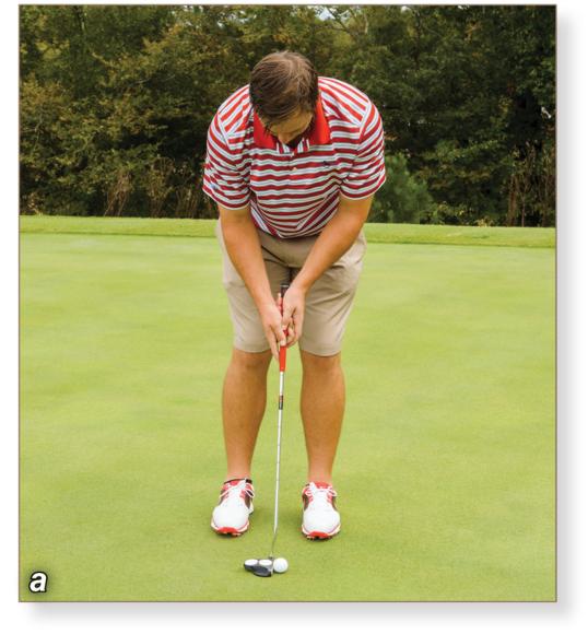 Figure 1.3 Executing the Putt (a)