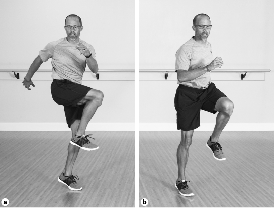 Lateral skip with rotation