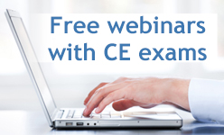 Free Webinars with CE Exams
